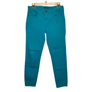 Stretchy Denim Skinny Jeans Teal Women’s 27” Size 4 by Stylus